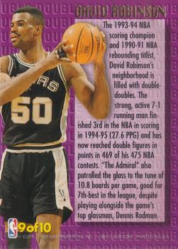 1995-96 Ultra - Double Trouble #9 David Robinson Back