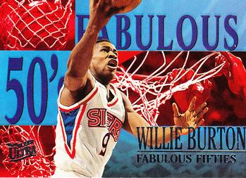 1995-96 Ultra - Fabulous Fifties #2 Willie Burton Front