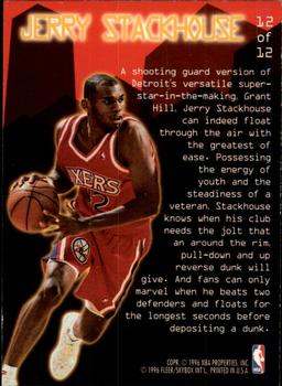 1995-96 Ultra - Jam City #12 Jerry Stackhouse Back