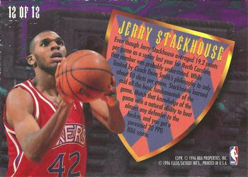 1995-96 Ultra - Scoring Kings #12 Jerry Stackhouse Back