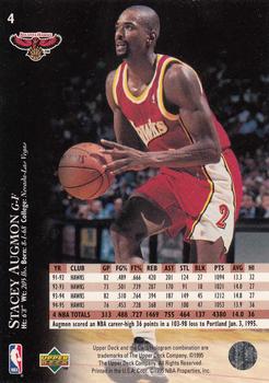 1995-96 Upper Deck #4 Stacey Augmon Back