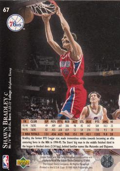 1995-96 Upper Deck #67 Shawn Bradley Back
