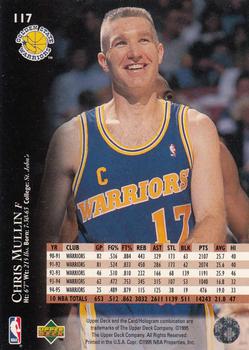 1995-96 Upper Deck #117 Chris Mullin Back