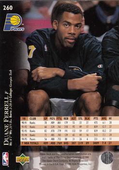 1995-96 Upper Deck #260 Duane Ferrell Back