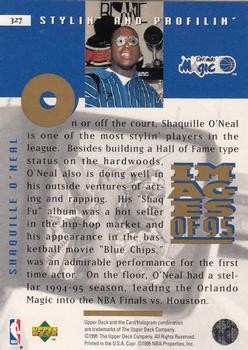 1995-96 Upper Deck #327 Shaquille O'Neal Back