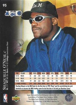 1995-96 Upper Deck #95 Shaquille O'Neal Back
