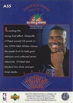 1995-96 Upper Deck - All-Star Class #AS5 Shaquille O'Neal Back