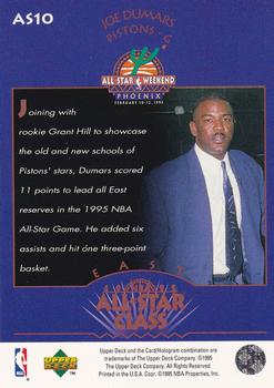 1995-96 Upper Deck - All-Star Class #AS10 Joe Dumars Back