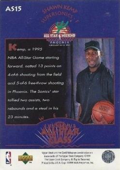 1995-96 Upper Deck - All-Star Class #AS15 Shawn Kemp Back