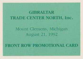 1992 Front Row Draft Picks - Event Promos #NNO Dikembe Mutombo Back