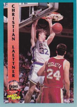 1992 Front Row Draft Picks - Promo Cards #NNO Christian Laettner Front