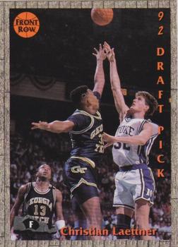 1992 Front Row Draft Picks - Promo Cards #NNO Christian Laettner Front