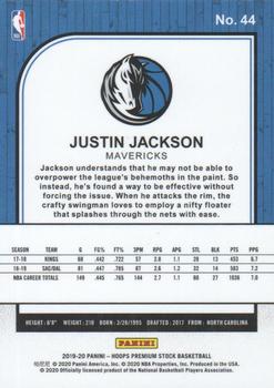 2019-20 Hoops Premium Stock #44 Justin Jackson Back