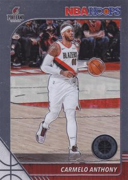 2019-20 Hoops Premium Stock #105 Carmelo Anthony Front