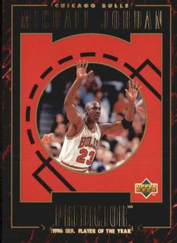 1995-96 Upper Deck - Predictors: MVP #R3 Michael Jordan Front