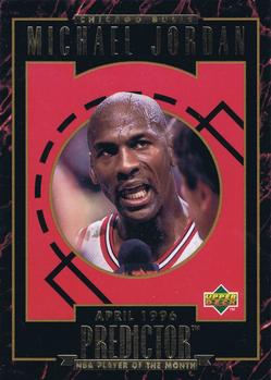 1995-96 Upper Deck - Predictors: Player of the Month #R5 Michael Jordan Front