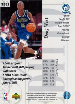 1995-96 Upper Deck - Special Edition #SE52 Doug West Back