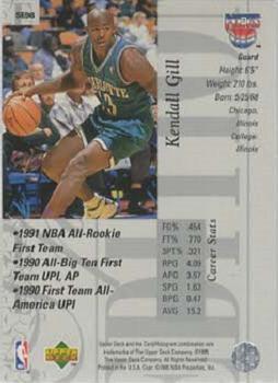 1995-96 Upper Deck - Special Edition #SE98 Kendall Gill Back