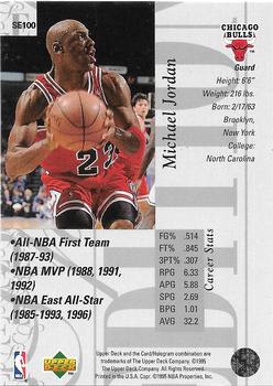 1995-96 Upper Deck - Special Edition #SE100 Michael Jordan Back