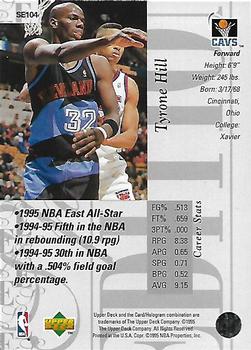 1995-96 Upper Deck - Special Edition #SE104 Tyrone Hill Back