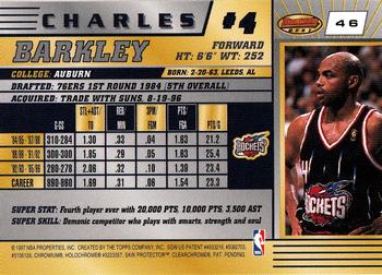1996-97 Bowman's Best #46 Charles Barkley Back