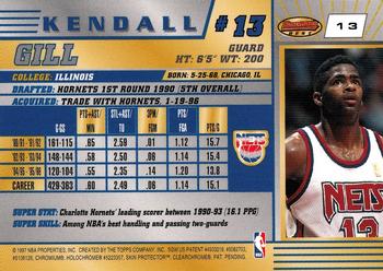 1996-97 Bowman's Best #13 Kendall Gill Back