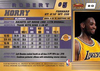 1996-97 Bowman's Best #20 Robert Horry Back