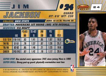 1996-97 Bowman's Best #24 Jim Jackson Back