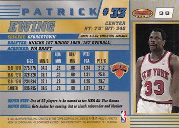 1996-97 Bowman's Best #38 Patrick Ewing Back