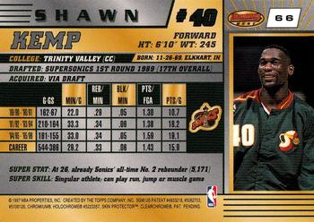 1996-97 Bowman's Best #66 Shawn Kemp Back