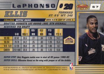 1996-97 Bowman's Best #67 LaPhonso Ellis Back