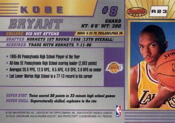 1996-97 Bowman's Best #R23 Kobe Bryant Back