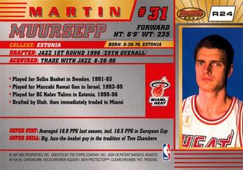 1996-97 Bowman's Best #R24 Martin Muursepp Back