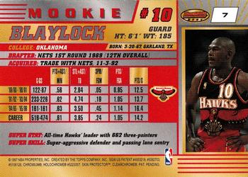 1996-97 Bowman's Best #7 Mookie Blaylock Back
