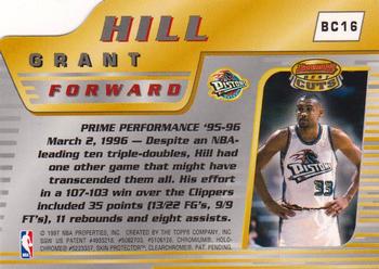 1996-97 Bowman's Best - Cuts #BC16 Grant Hill Back