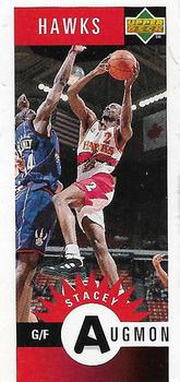 1996-97 Collector's Choice French - Mini-Cards #M1 Stacey Augmon Front