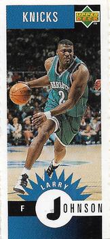 1996-97 Collector's Choice French - Mini-Cards #M9 Larry Johnson Front