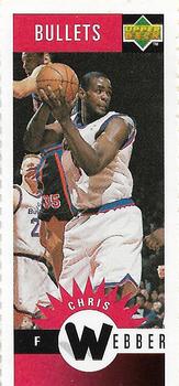 1996-97 Collector's Choice French - Mini-Cards #M88 Chris Webber Front