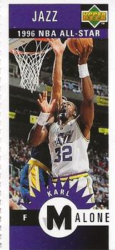 1996-97 Collector's Choice German - Mini-Cards #M83 Karl Malone Front