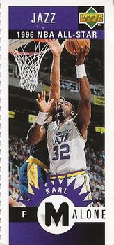 1996-97 Collector's Choice Spanish - Mini-Cards #M83 Karl Malone Front
