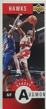 1996-97 Collector's Choice Italian - Mini-Cards #M1 Stacey Augmon Front