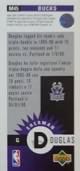1996-97 Collector's Choice Italian - Mini-Cards #M45 Sherman Douglas Back