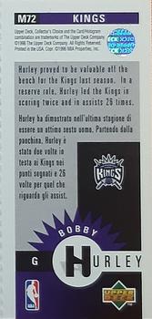 1996-97 Collector's Choice Italian - Mini-Cards #M72 Bobby Hurley Back