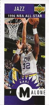 1996-97 Collector's Choice Italian - Mini-Cards #M83 Karl Malone Front