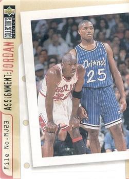 1996-97 Collector's Choice #362 Nick Anderson / Michael Jordan Front