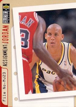 1996-97 Collector's Choice #365 Reggie Miller Front