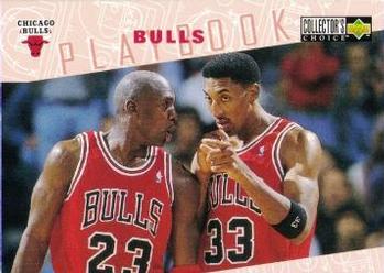 1996-97 Collector's Choice #370 Bulls Playbook Front