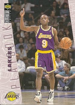1996-97 Collector's Choice #379 Lakers Playbook Front