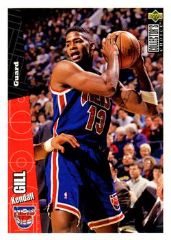 1996-97 Collector's Choice #95 Kendall Gill Front