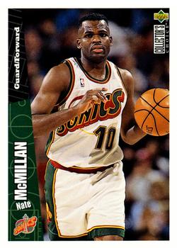 1996-97 Collector's Choice #143 Nate McMillan Front